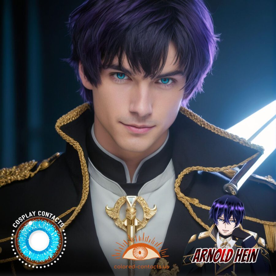 Arnold Hein Cosplay Blue Contact Lenses