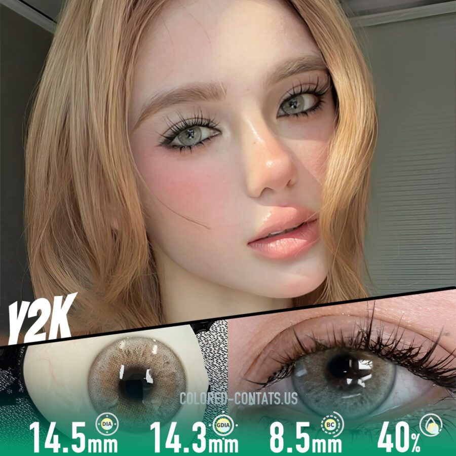 Berry Swirl Brown Contact Lenses
