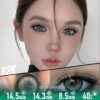 Glacial Allure Grey Contact Lenses - Colored Contacts Glacial Allure Grey Contact Lenses