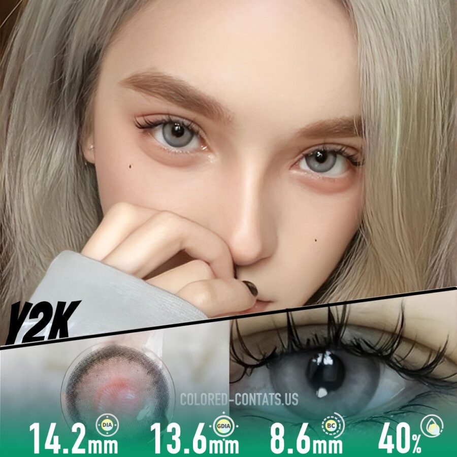 Half-Blood Grey Contact Lenses
