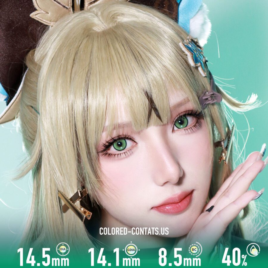 Mermaid Gem Green Contact Lenses (10 Pcs) - Image 2