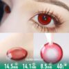 Mermaid Coral Red Contact Lenses (10 Pcs) - Colored Contacts Mermaid Coral Red Contact Lenses (10 Pcs) Premium Colored Contact Lenses