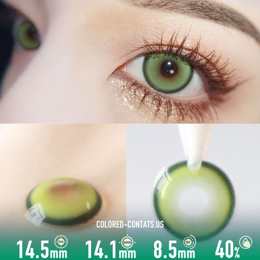 Mermaid Deep Green Contact Lenses
