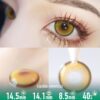 Mermaid Golden Pearl Contact Lenses (10 PCS)