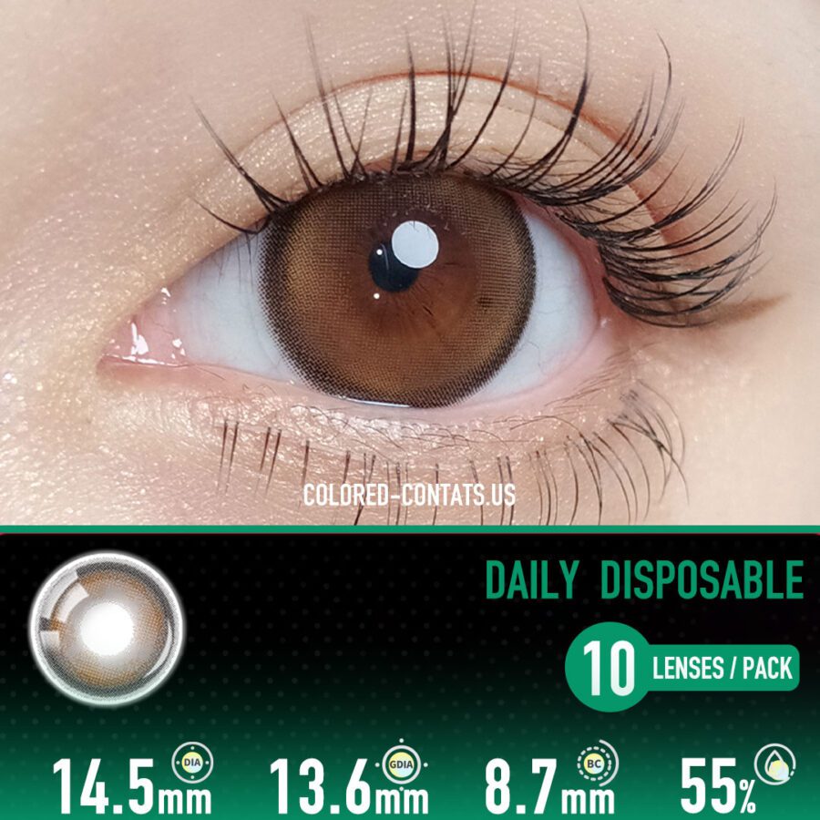 Toasted Hazel Chocolate Contact Lenses