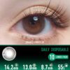 Translucent Taupe Contact Lenses