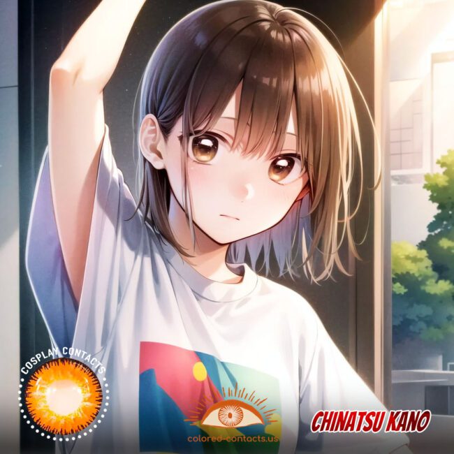 Chinatsu Kano Cosplay Brown Contact Lenses