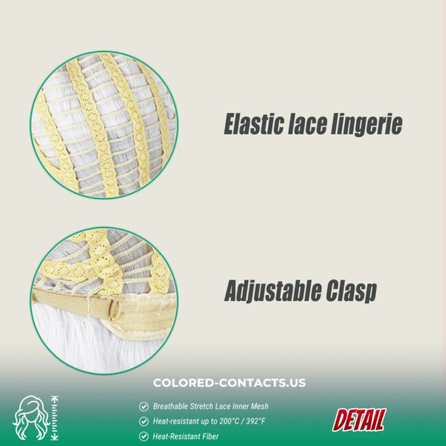 Usopp Cosplay Wig - Colored Contacts Usopp Cosplay Wig Premium Colored Contact Lenses