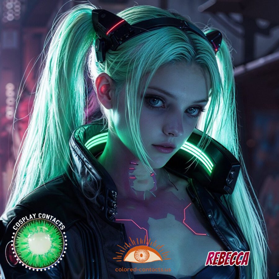 Cyberpunk Edgerunners Rebecca Cosplay Contact Lenses