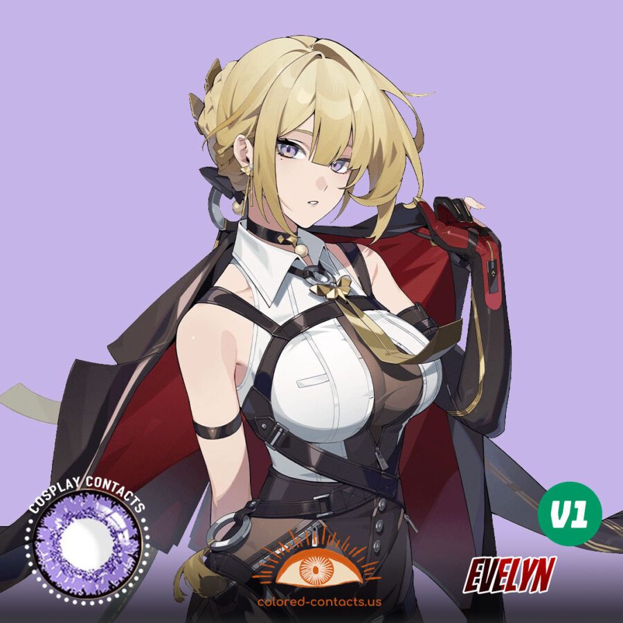 Evelyn Cosplay Violet Contact Lenses