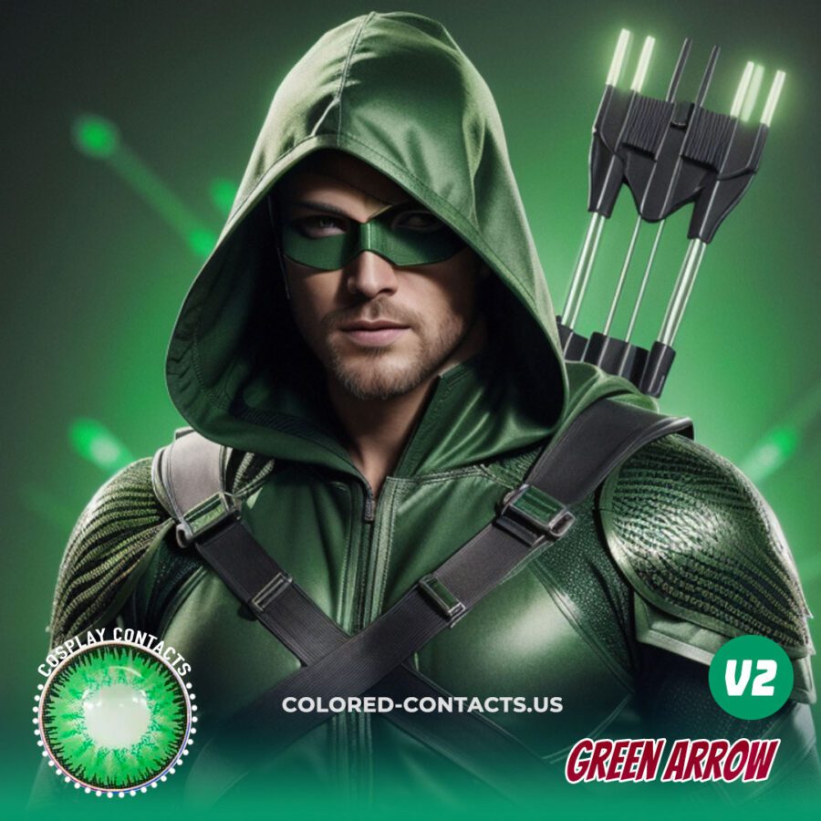 Green Arrow Cosplay Contact Lenses - Image 4