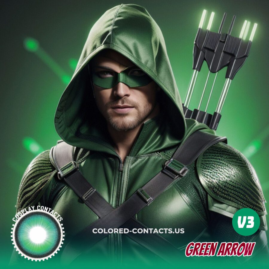 Green Arrow Cosplay Contact Lenses - Image 5