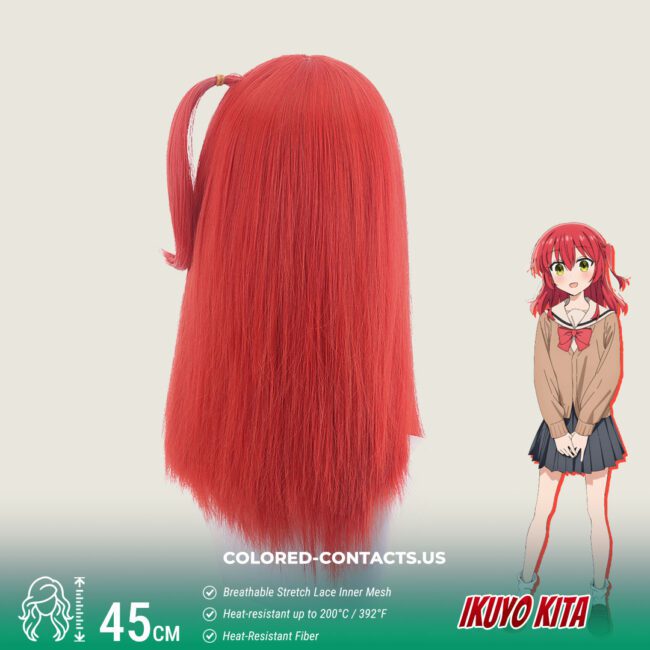 Ikuyo Kita Cosplay Wig Premium Colored Contact Lenses