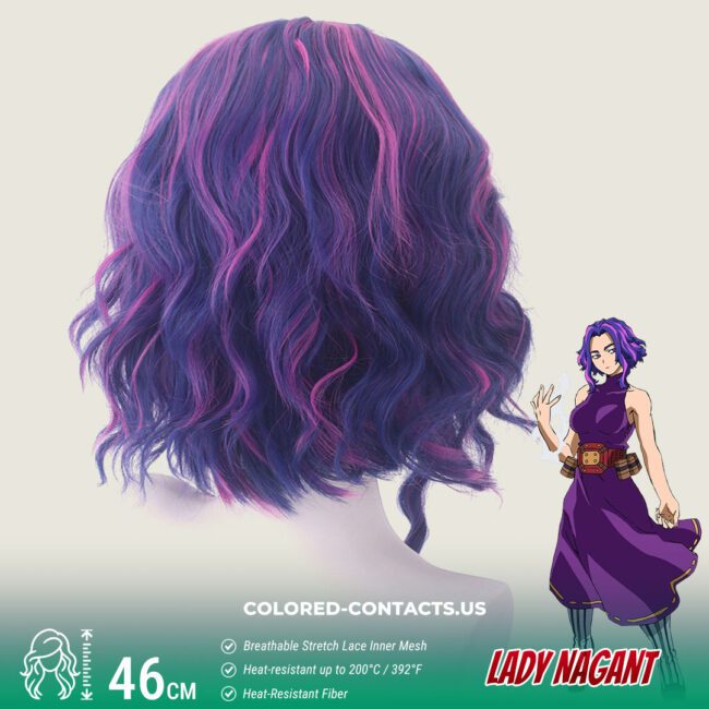 Lady Nagant Cosplay Wig Premium Colored Contact Lenses