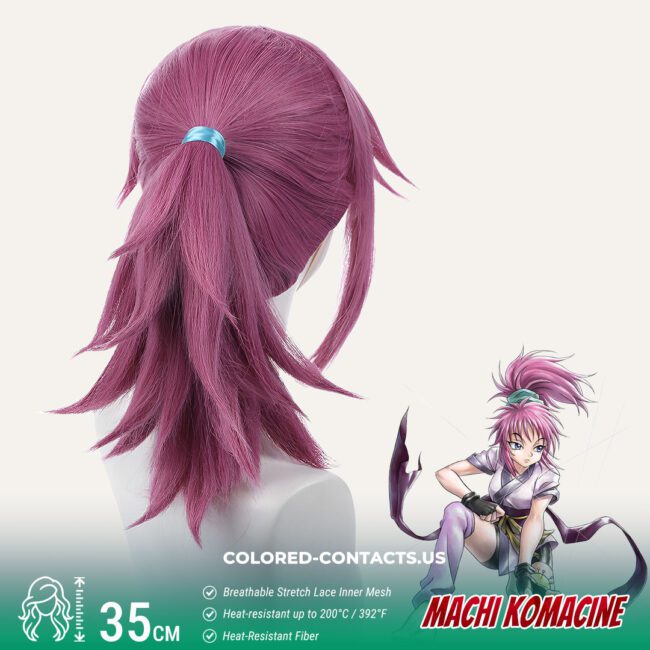 Machi Komacine Cosplay Wig - Colored Contacts Machi Komacine Cosplay Wig Premium Colored Contact Lenses