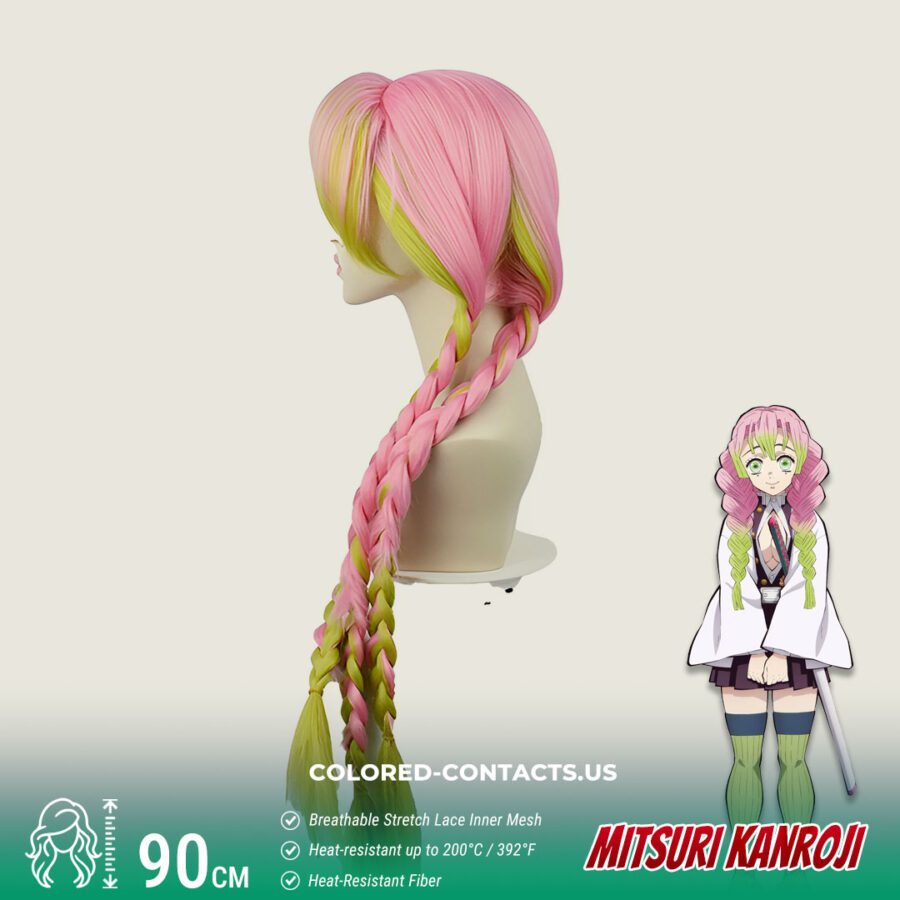 Mitsuri Kanroji Cosplay Wig - Image 3