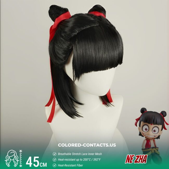 Ne Zha Cosplay Wig