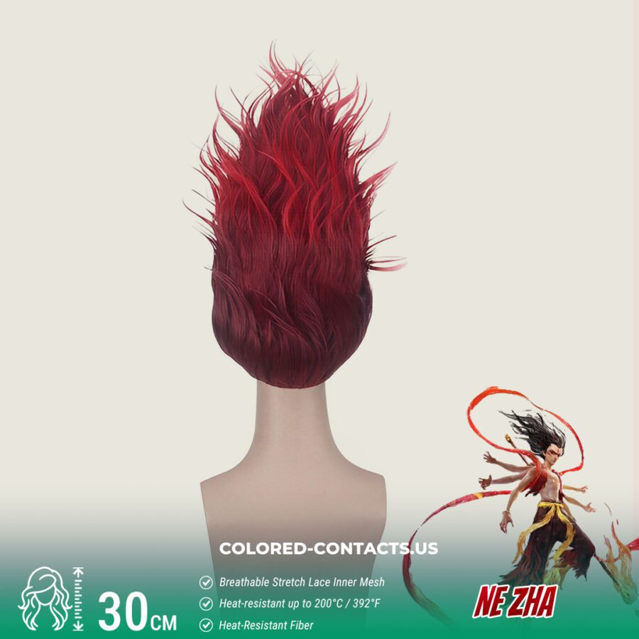 Ne Zha Cosplay Wig - Image 6