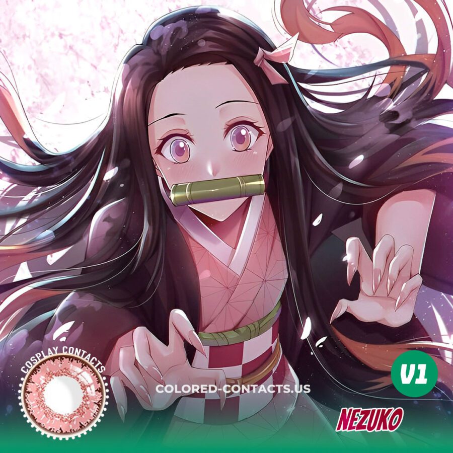 Nezuko Cosplay Contact Lenses