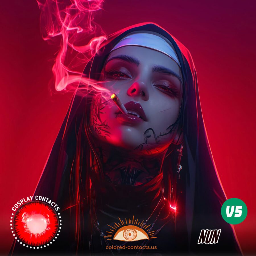 Nun Cosplay Contact Lenses - 5 Heavenly Styles