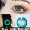 Punk Green Colored Contacts - Colored Contacts Punk Green Colored Contacts