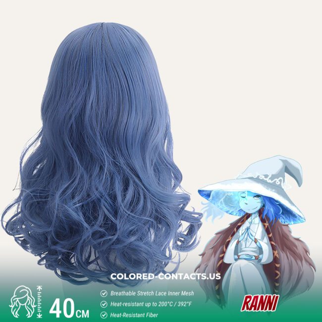 Elden Ring: Ranni Cosplay Wig - Colored Contacts Elden Ring: Ranni Cosplay Wig Premium Colored Contact Lenses