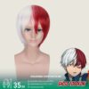 Shoto Todoroki Cosplay Wig - Colored Contacts Shoto Todoroki Cosplay Wig Premium Colored Contact Lenses