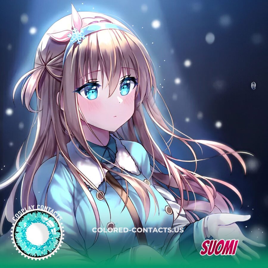 Girls' Frontline 2: Suomi Cosplay Contact Lenses