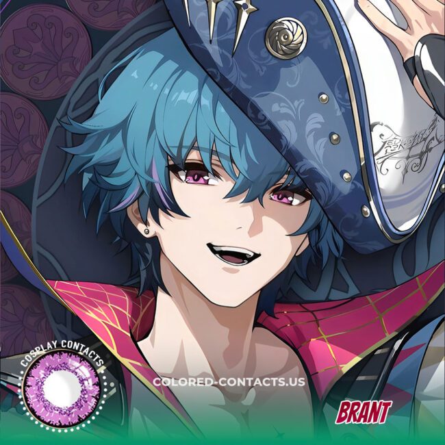 Brant Cosplay Voilet Contact Lenses