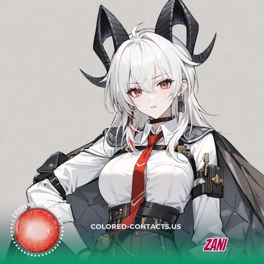 Zani Cosplay Red Contact Lenses
