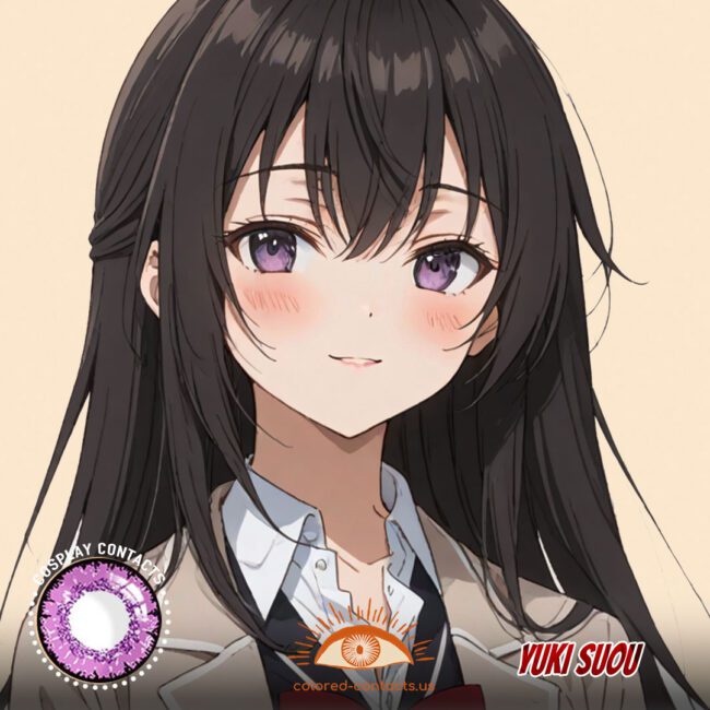 Yuki Suou Cosplay Voilet Contact Lenses