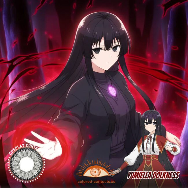 Yumiella Dolkness Cosplay Grey Contact Lenses