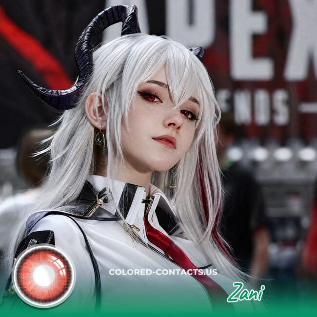Zani Cosplay Red Contact Lenses