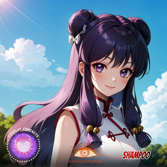 Shampoo Cosplay Purple Contact Lenses