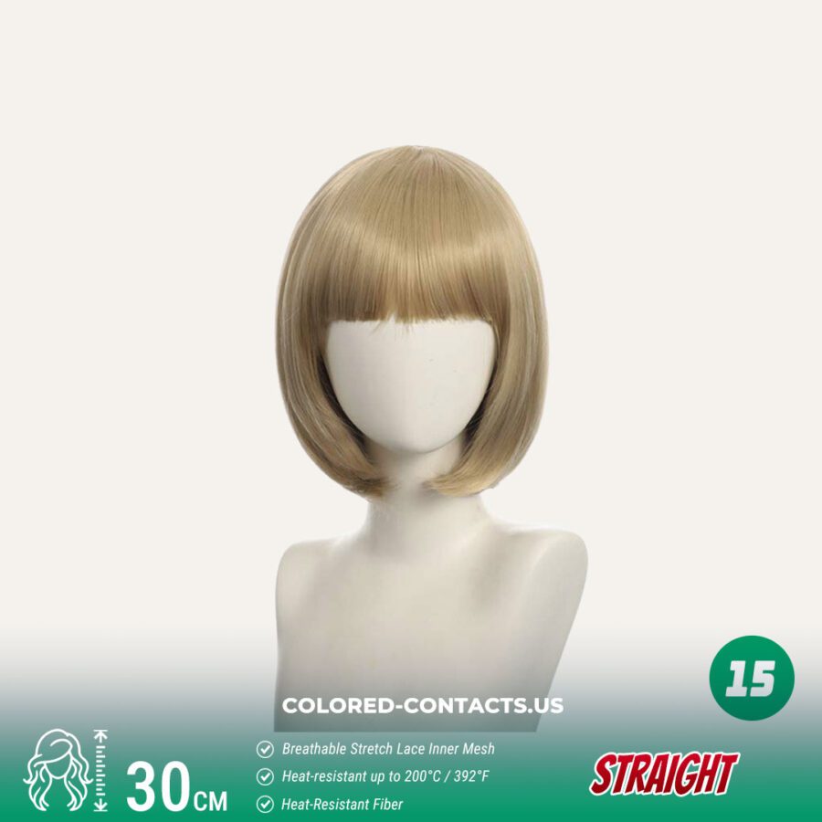 30Cm Bobo Style Cosplay Wig Collection - 25 Colors - Image 2