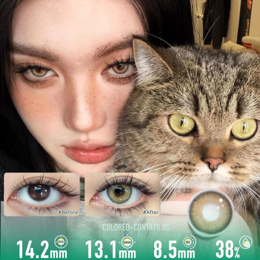 Mystic Brown Night Spirit Contact Lenses