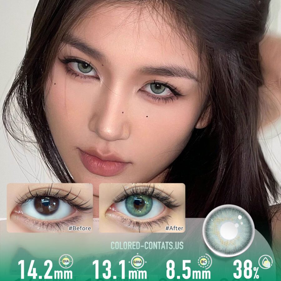 Mystic Green Night Spirit Contact Lenses