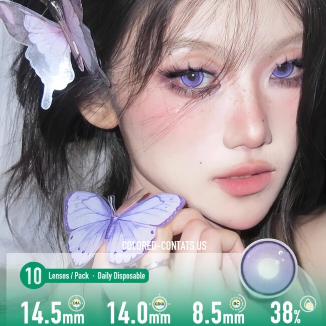 Mystic Iris Purple Contact Lenses