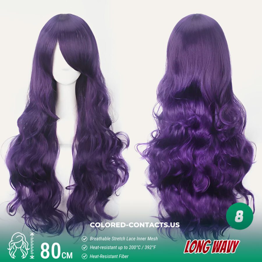 Long Wavy Cosplay Wig Collection - Luxury 80Cm Length - Image 2