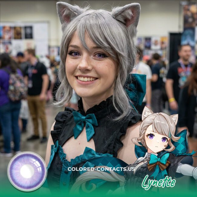 Genshin Impact: Lynette Cosplay Contact Lenses