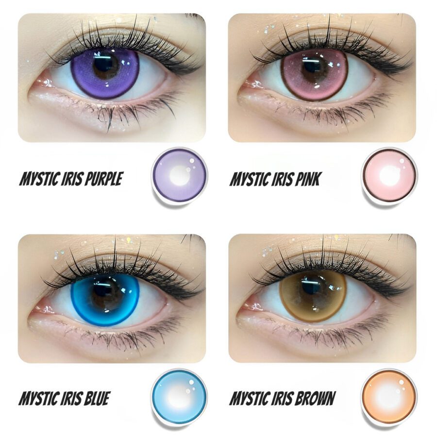 Mystic Iris Purple Contact Lenses - 10Pcs - Image 2