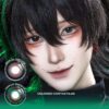 Ghost Red-Black + Bone-Devouring Insect Green Cosplay Contact Lenses