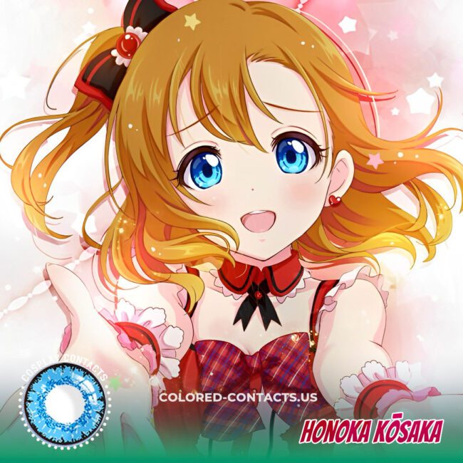 Honoka Kōsaka Cosplay Contact Lenses - Blue Contacts