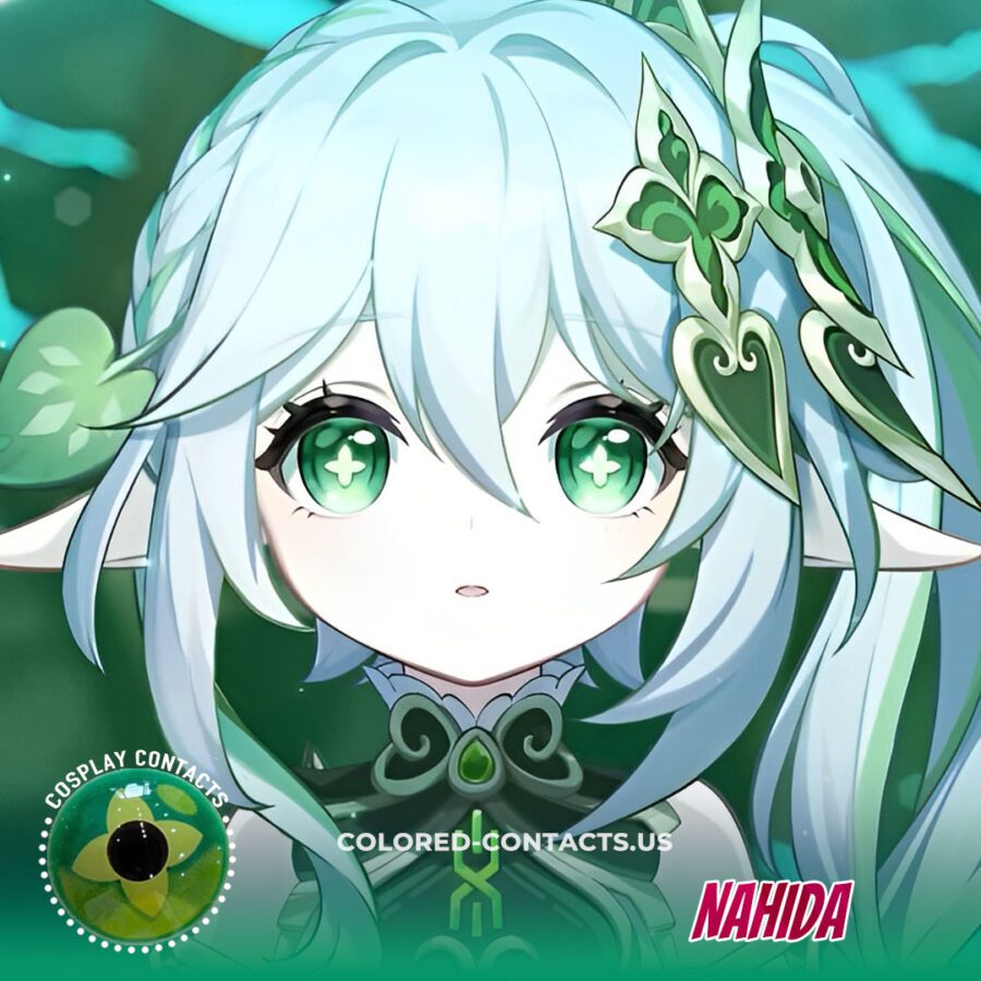 Nahida Cosplay Contact Lenses - New Version