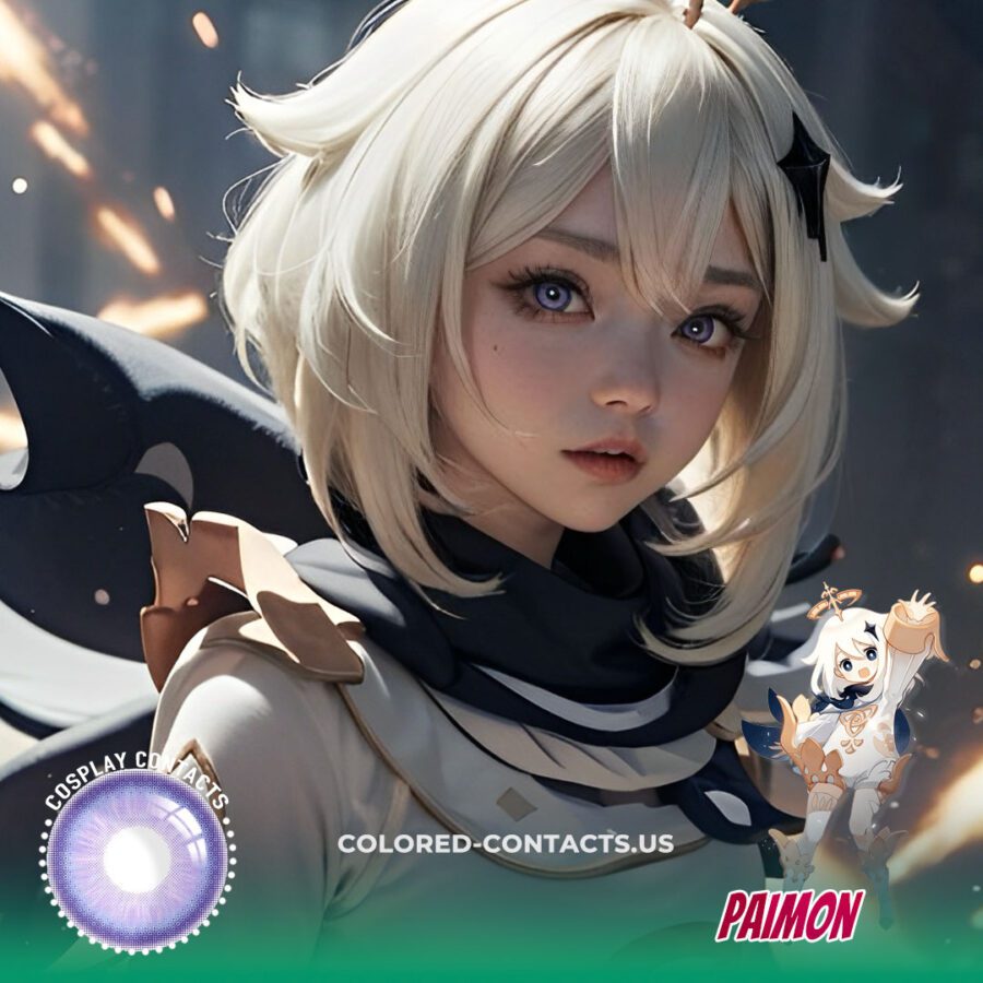 Paimon Cosplay Contact Lenses