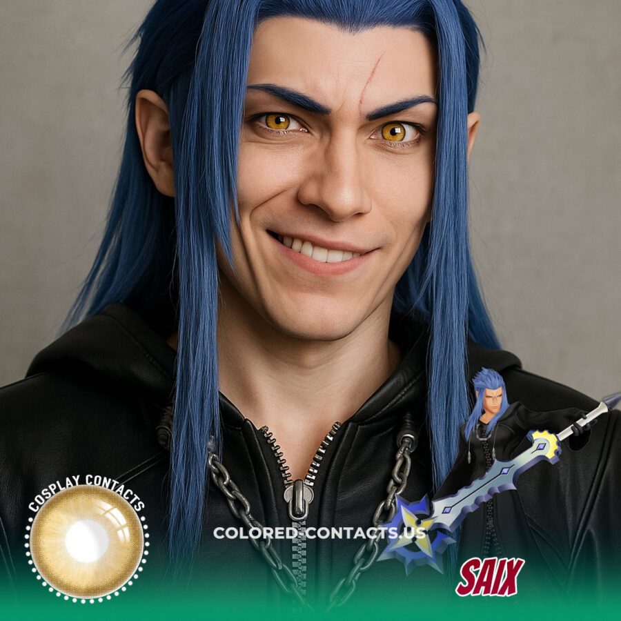 Kingdom Hearts: Saix Cosplay Contact Lenses