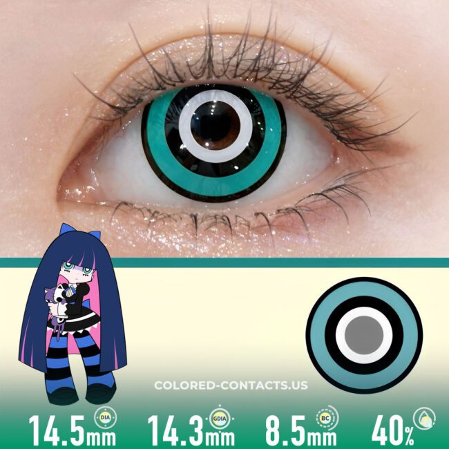 Panty &Amp; Stocking With Garterbelt: Stocking Cosplay Contact Lenses
