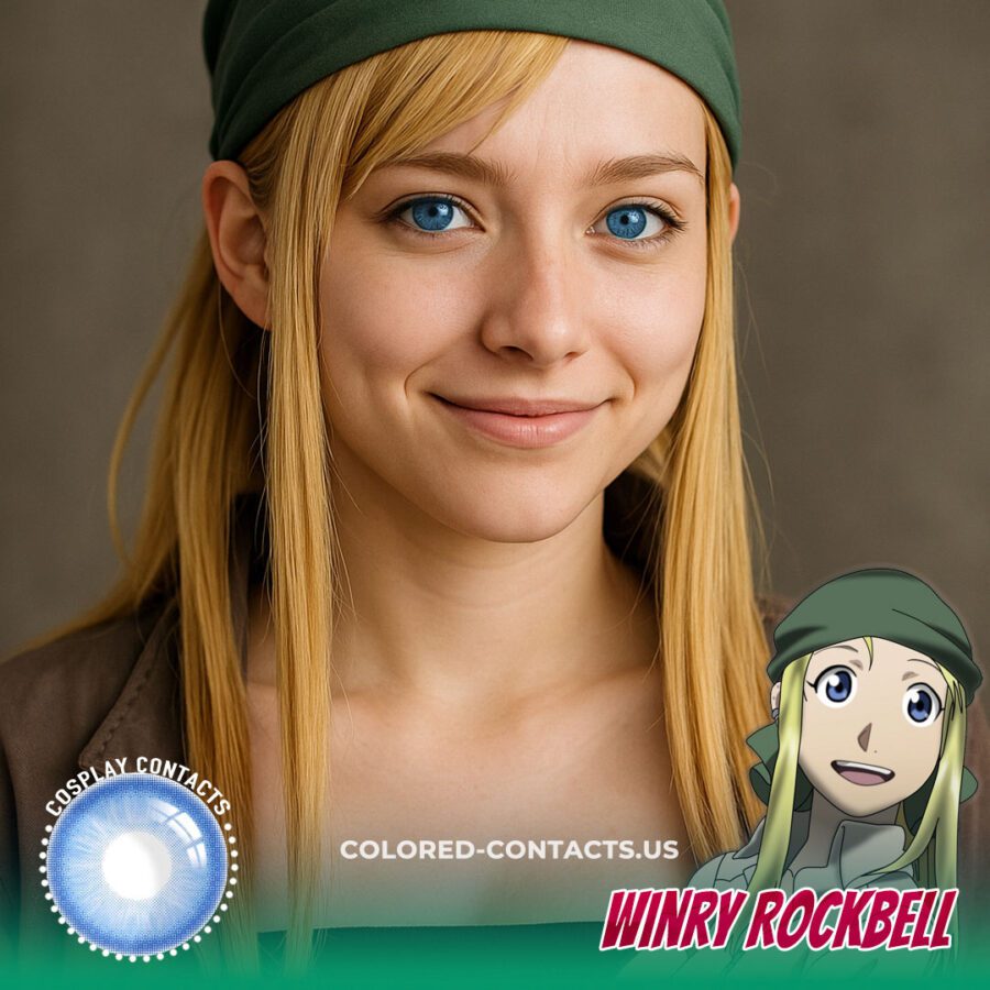 Winry Rockbell Cosplay Contact Lenses