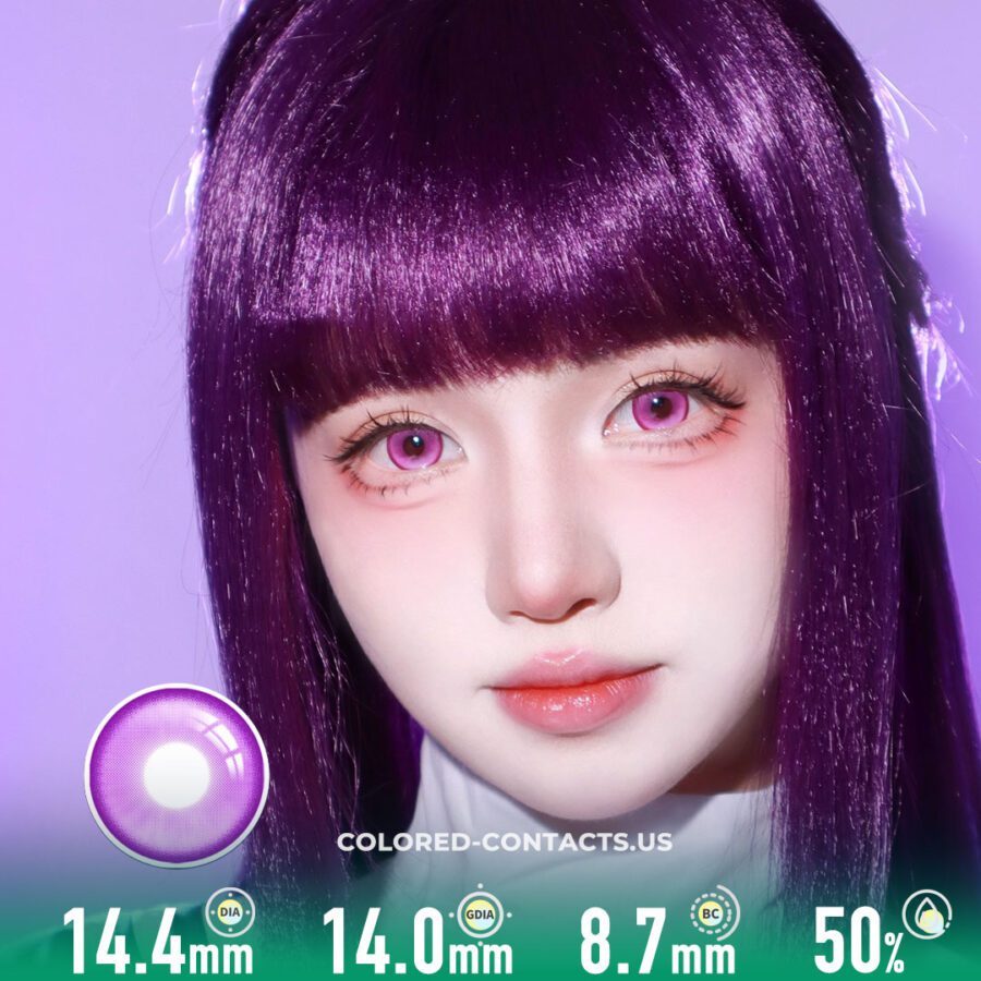 Eternal Night Mystic Purple Colored Contacts