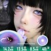 Flower Fairy Purple Colored Contact Lenses - Colored Contacts Flower Fairy Purple Colored Contact Lenses